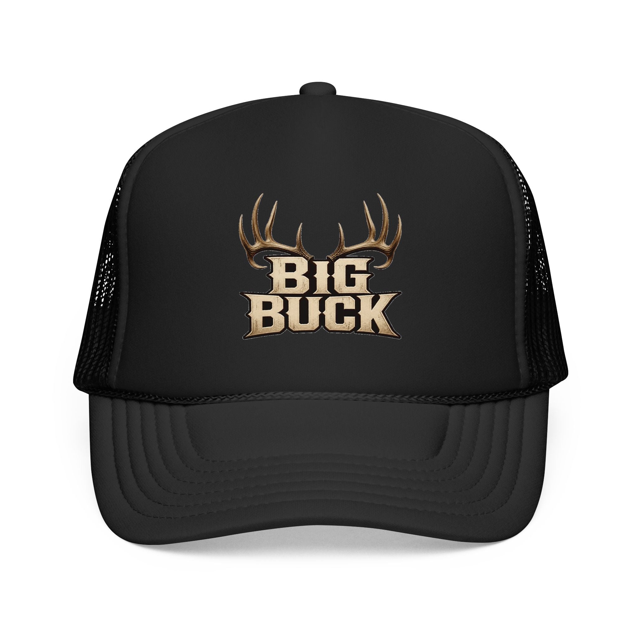 Big Buck Trucker Hat — Hunting Antler Foam Cap for Hunters & Outdoorsmen