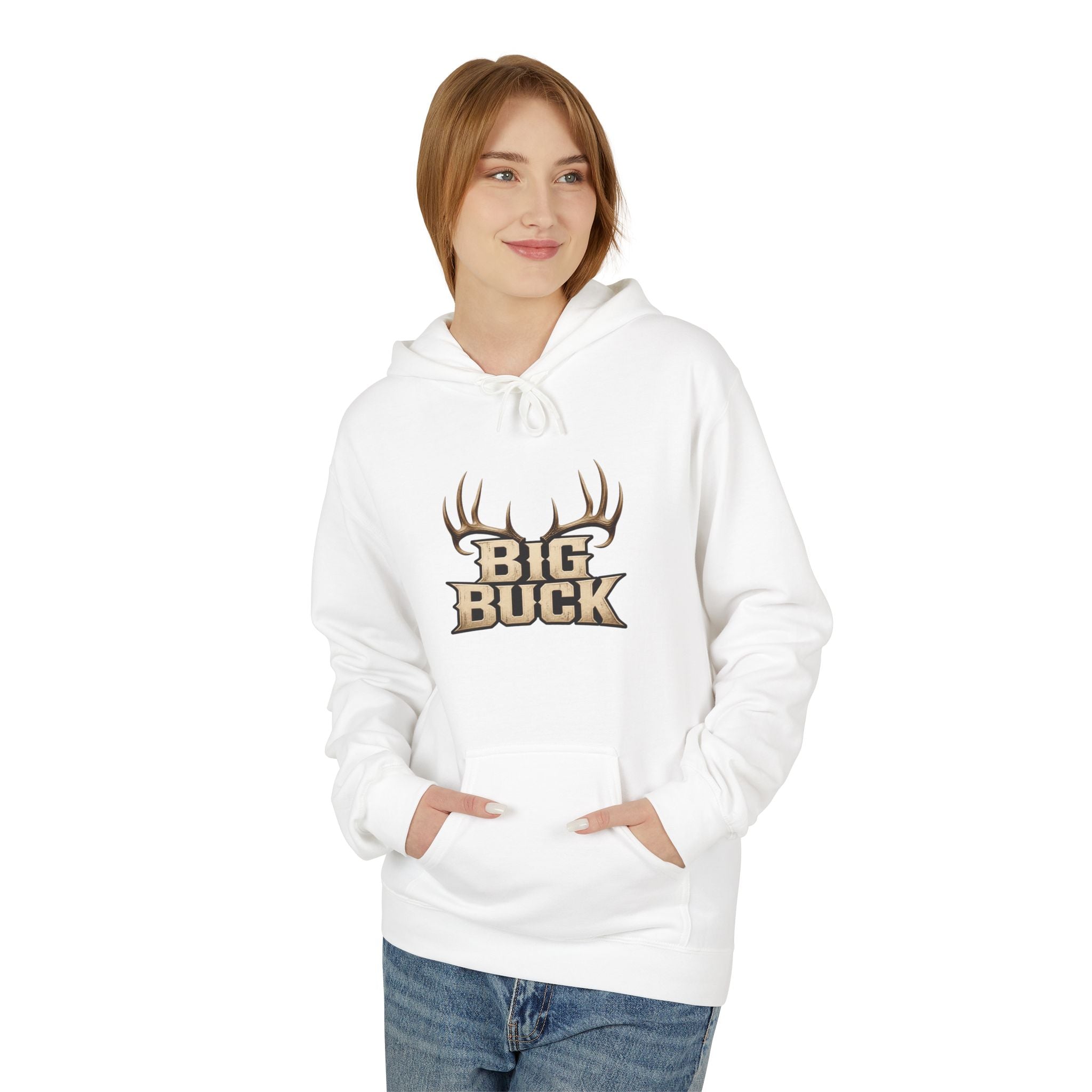 Big Buck Hoodie — Hunting Antler Logo Pullover