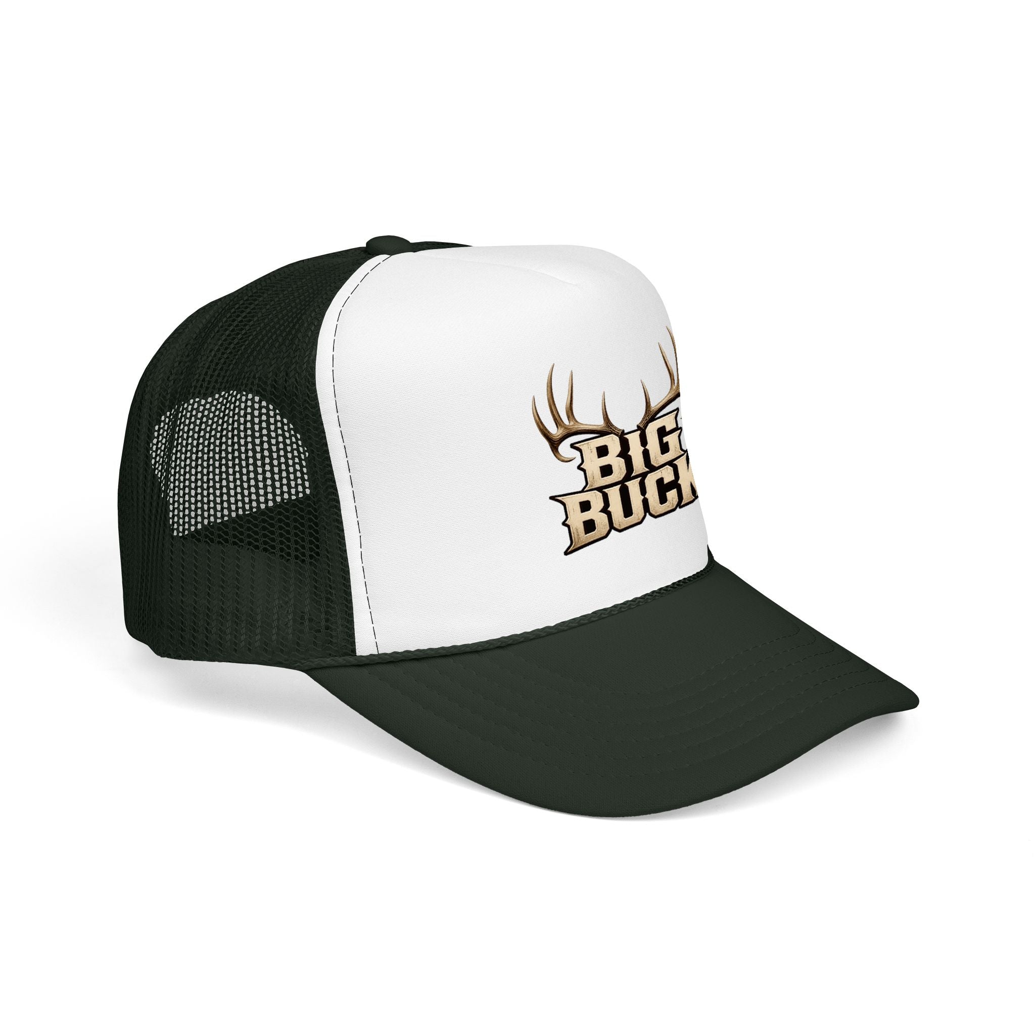 Big Buck Trucker Hat — Hunting Antler Foam Cap for Hunters & Outdoorsmen